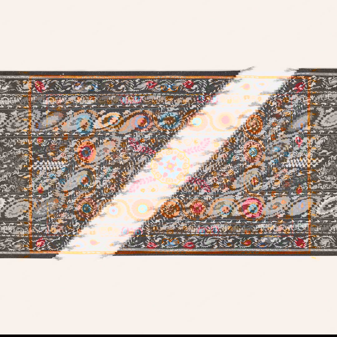 Palrı Pamuk Pamuk %100 Pamuk Kilim 80x150 Cm Siyah