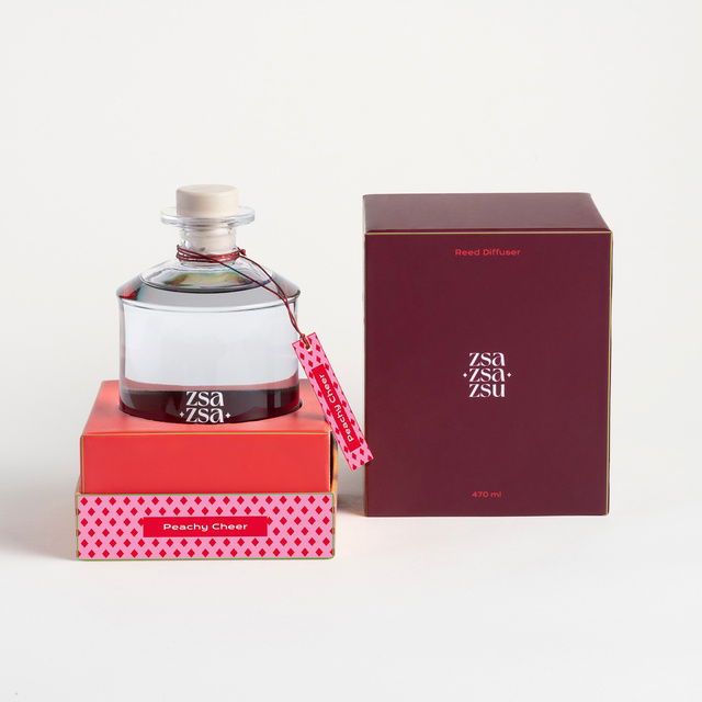 Peachy Cheer Çubuklu Oda Kokusu 470 Ml Kırmızı