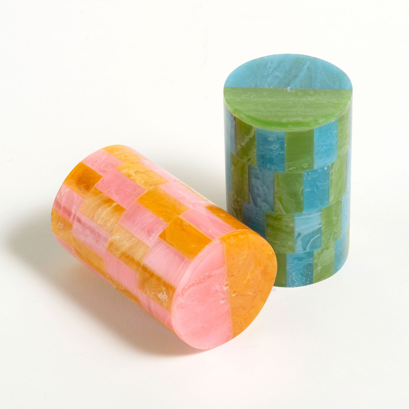 Tanda Plastik Tuzluk - Biberlik Seti 5x5x7 Cm Renkli