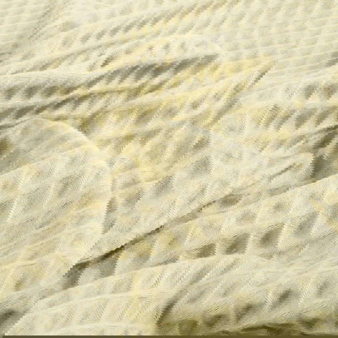 Solıd Waffle Pamuk Modal Pamuklu Yüz Havlusu 50x90 Cm Yeşil