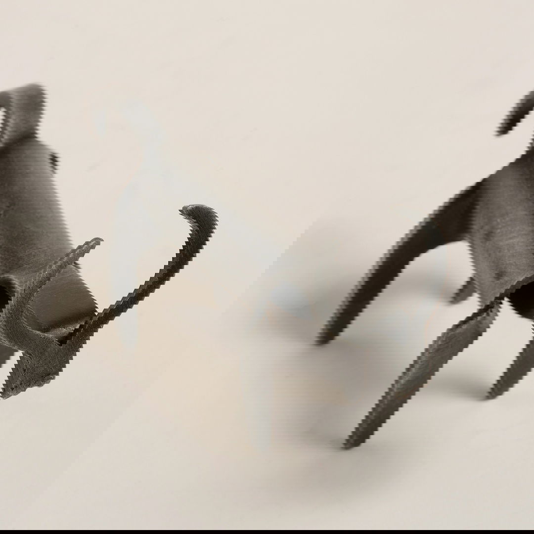 Bıjnor Metal Dekoratif Obje 3x7x4 Cm Gri