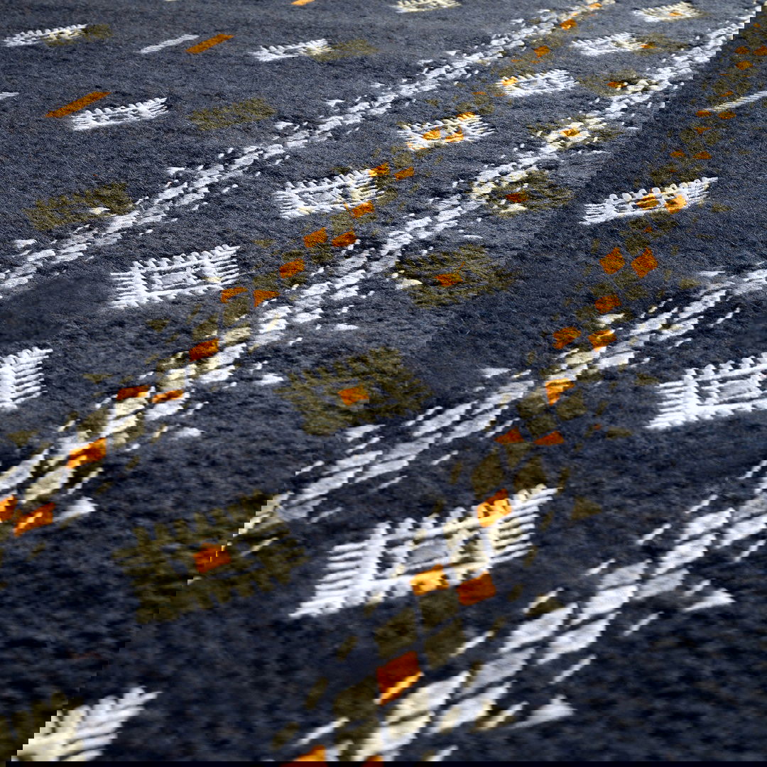 Jaıpur Yün Kilim 160x230 Cm Mavi