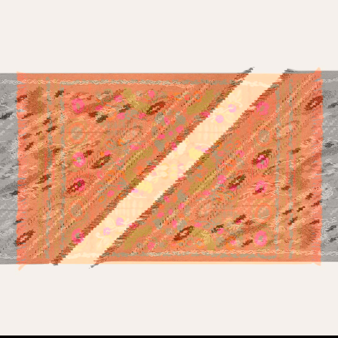 Palrı Pamuk Kilim 80x150 Cm Tarçın