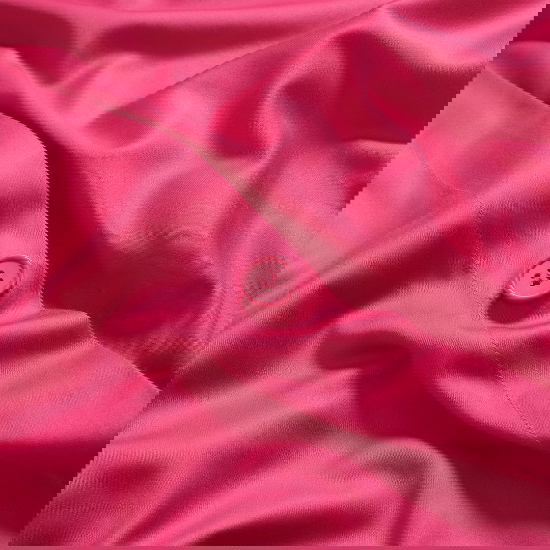 Solıd 300 Tc Tek Kişilik Pamuk %100 Pamuk Saten Nevresim Seti 160x220 Cm Fuşya