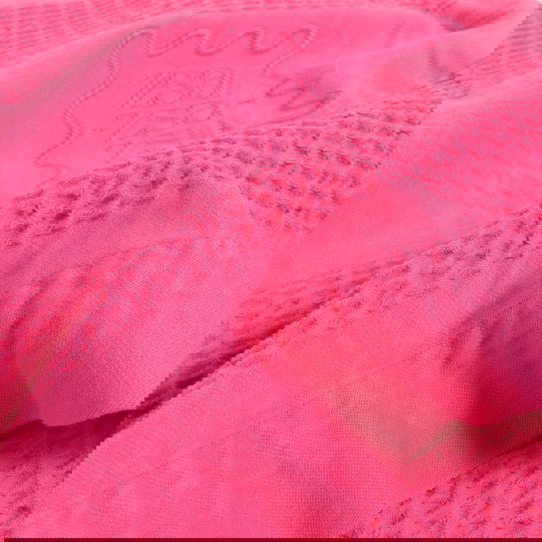 Braga Waffle Çift Kişilik Pamuk Pike 200x220 Cm Fuşya