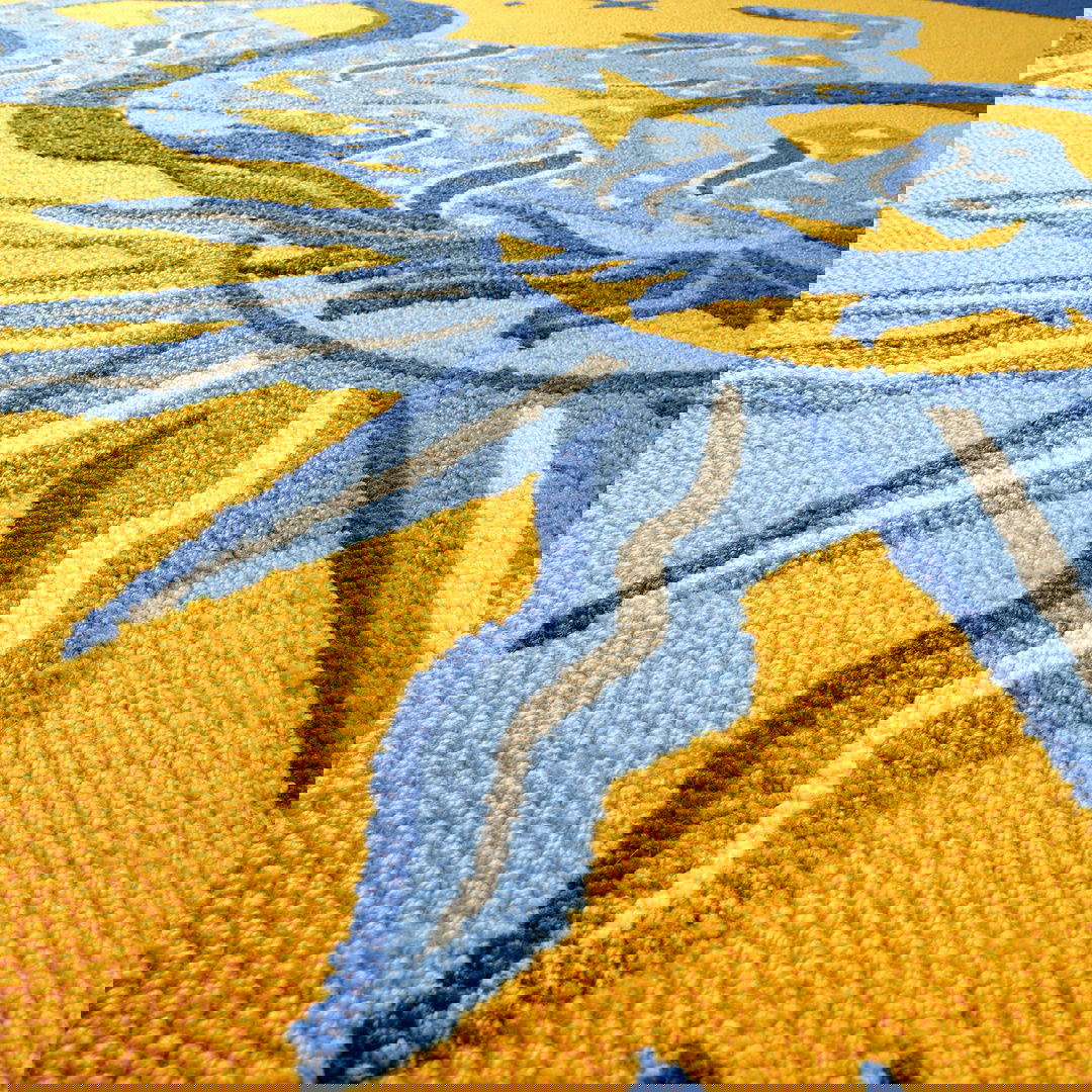 Laxıa Polyester Halı 160x230 Cm Sarı