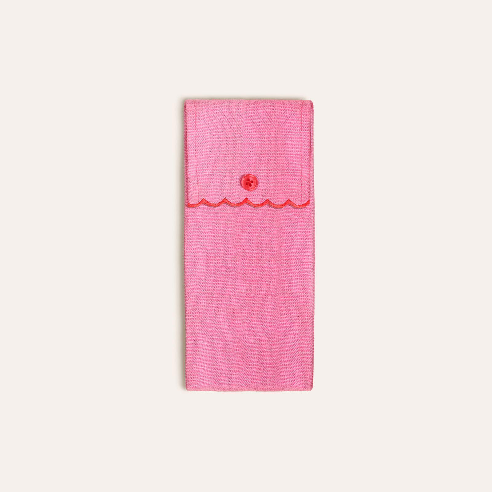 Nilüfer Dijital Baskılı Nakışlı Pamuk Peçete Halkası 6x18 Cm Renkli