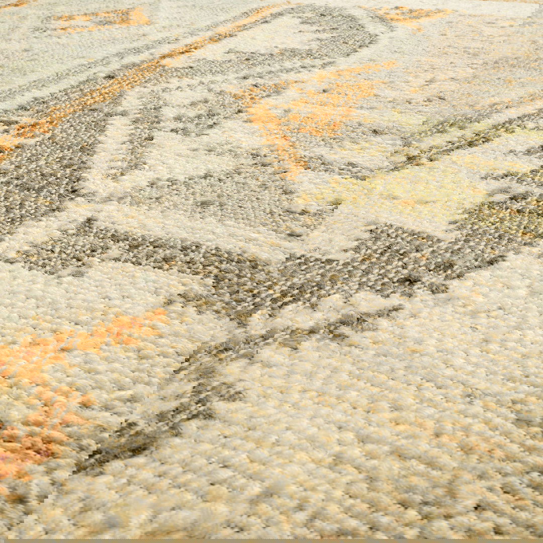 Jaıpur Jüt Kilim 120x180 Cm Bej - Mavi