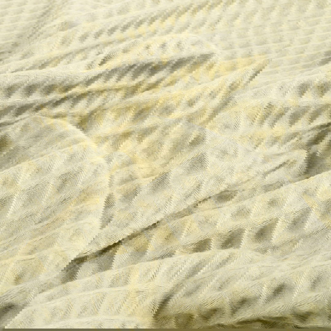 Solıd Waffle Pamuk Modal Pamuklu Yüz Havlusu 50x90 Cm Yeşil